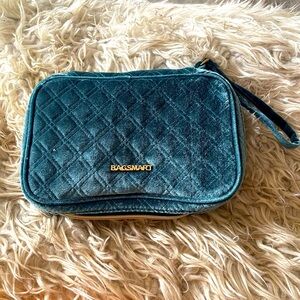 Blue Velvet Jewelry Travel Case